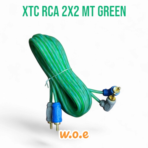 XTC RCA 2X2 MALE 3M STREET 3 GREEN